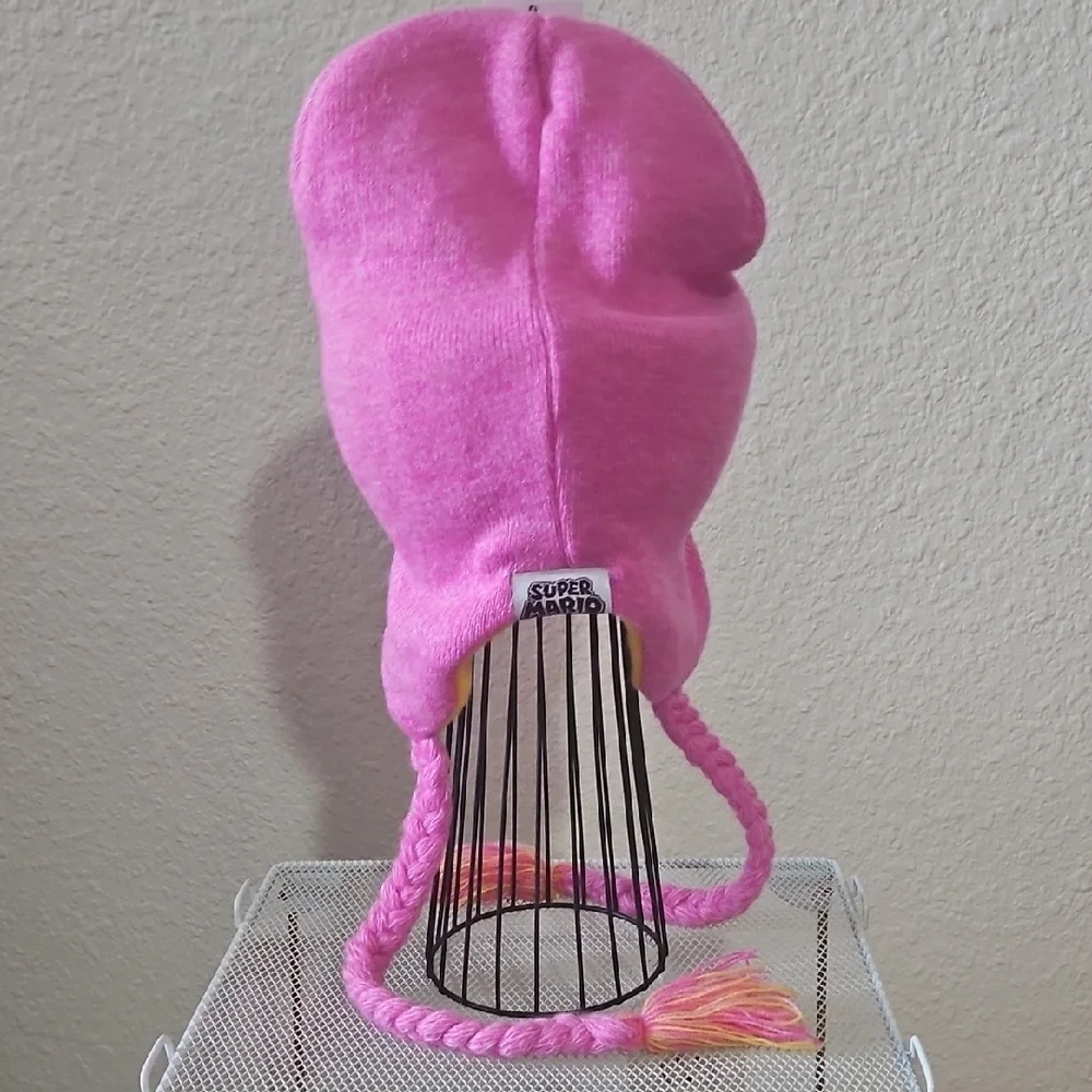 Nintendo Super Mario Pink Crown Kids Hat